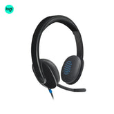 Logitech H540 USB Computer Headset with Noise-Cancelling Mic