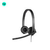 Logitech H570e Business Headset with Noise-Cancelling Mic