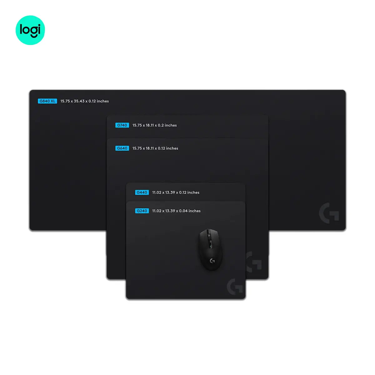 Logitech G240 Cloth Gaming Mouse Pad