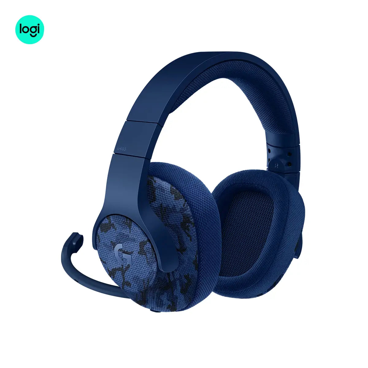 Logitech G433 7.1 Surround Sound Gaming Headset - Wired