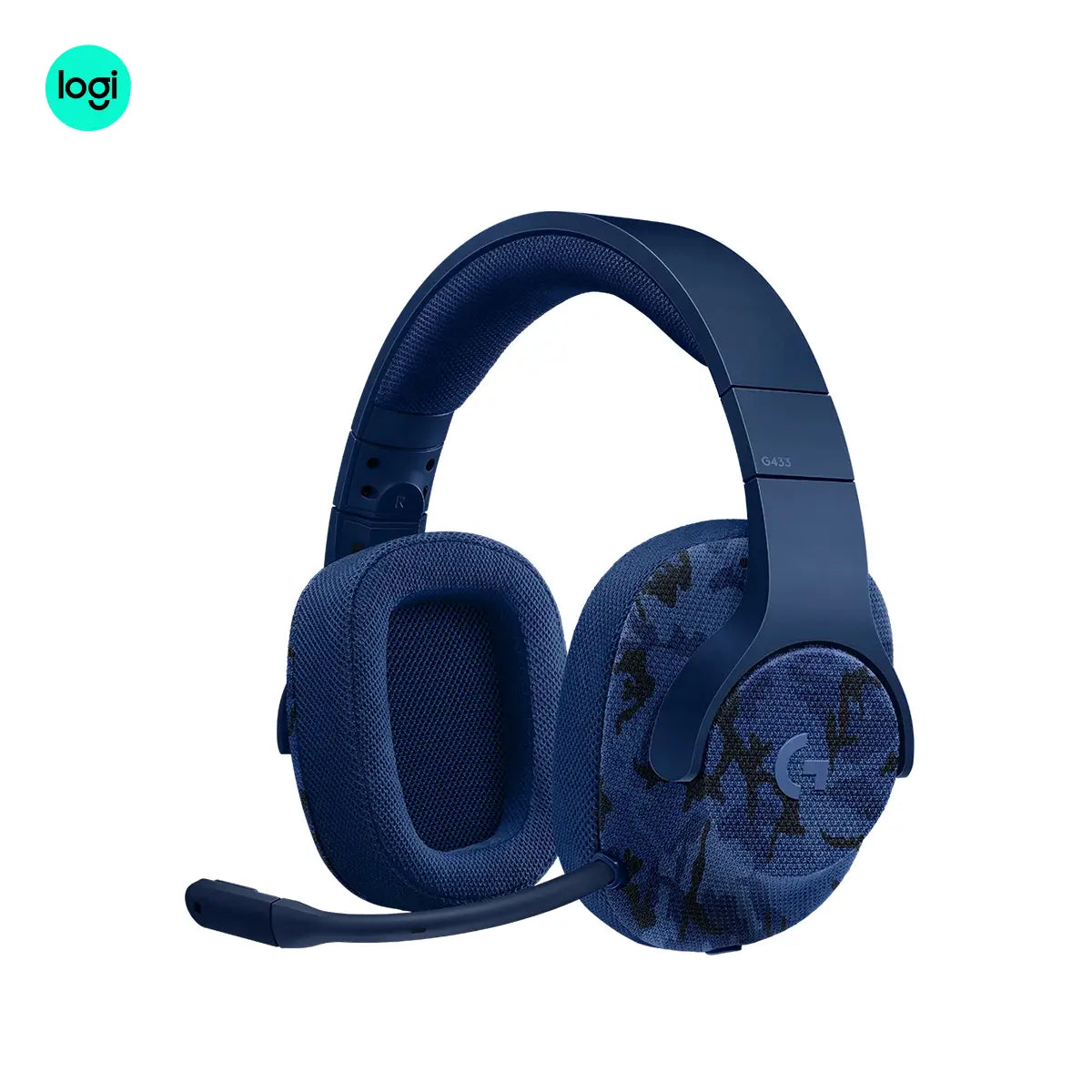Logitech G433 7.1 Surround Sound Gaming Headset - Wired