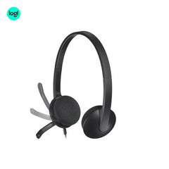 Logitech H340 USB Computer Headset with Noise-Cancelling Mic