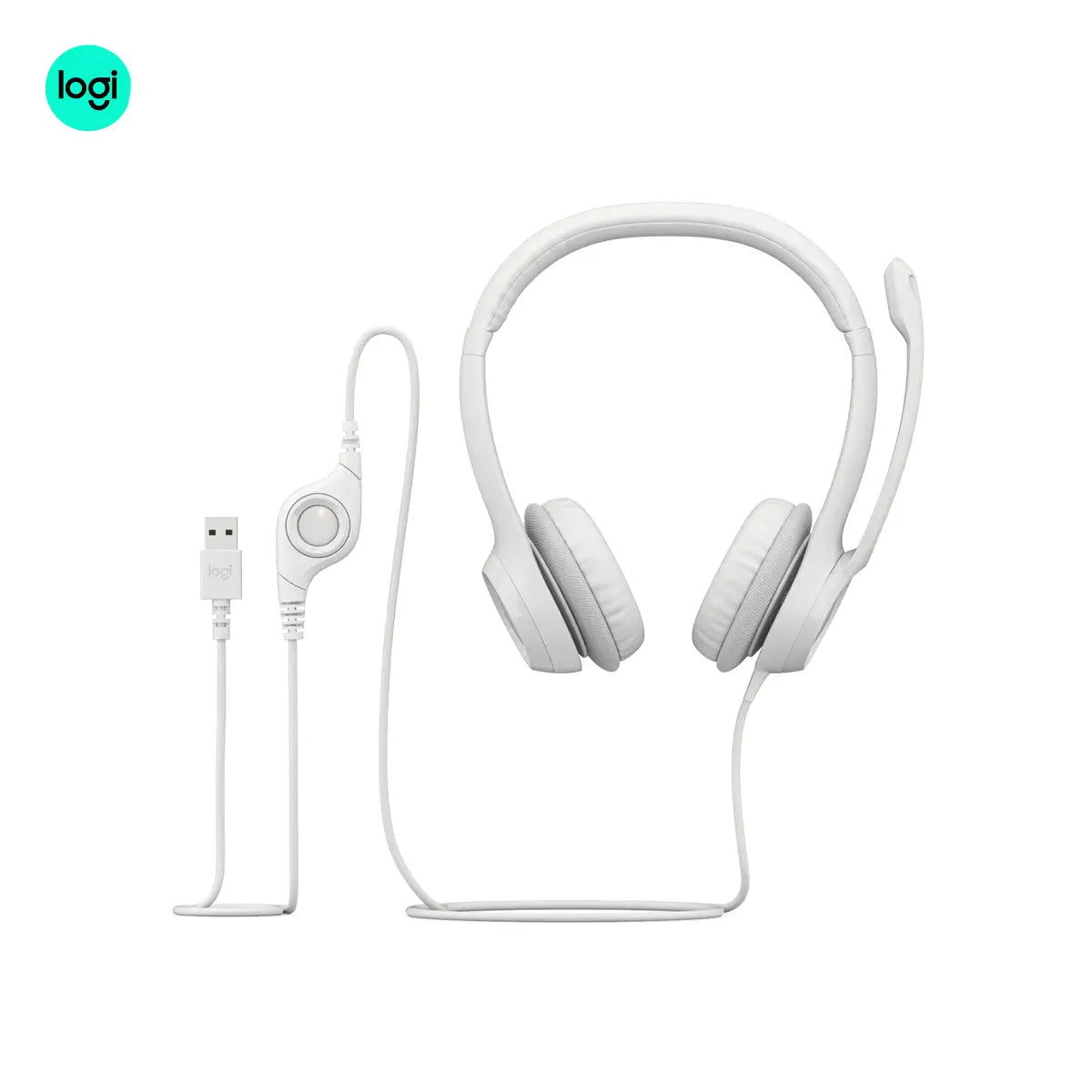 Logitech H390 USB Computer Headset with Noise-Cancelling Mic