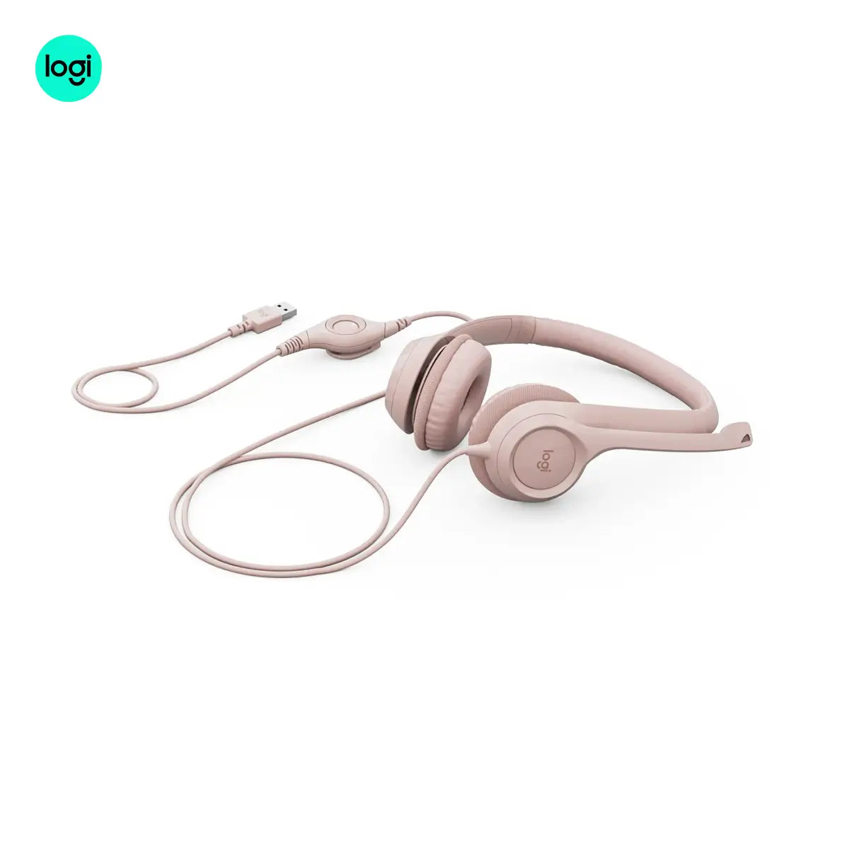 Logitech H390 USB Computer Headset with Noise-Cancelling Mic