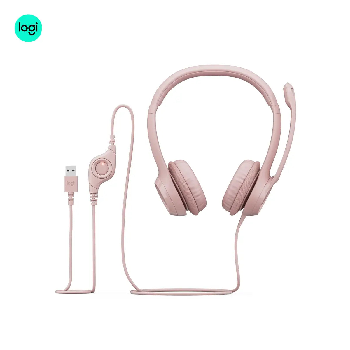 Logitech H390 USB Computer Headset with Noise-Cancelling Mic