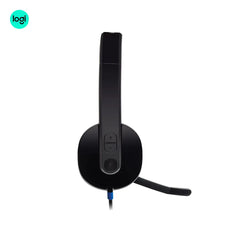 Logitech H540 USB Computer Headset with Noise-Cancelling Mic