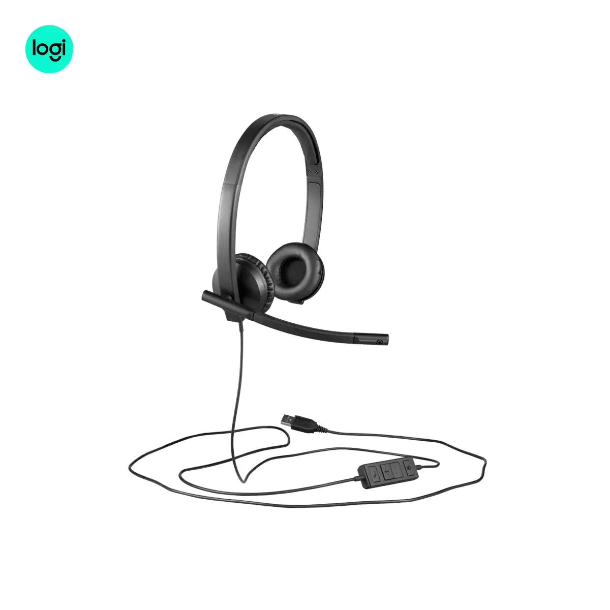 Logitech H570e Business Headset with Noise-Cancelling Mic