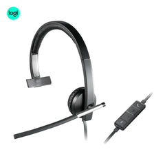 Logitech H650e Business Headset with Noise-Cancelling Mic