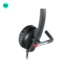 Logitech H650e Business Headset with Noise-Cancelling Mic