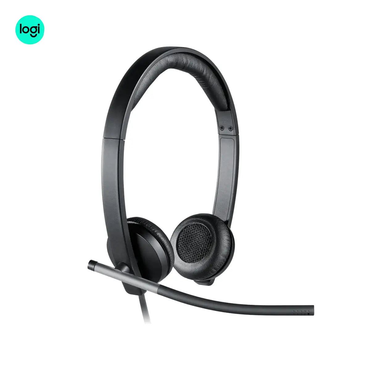 Logitech H650e Business Headset with Noise-Cancelling Mic